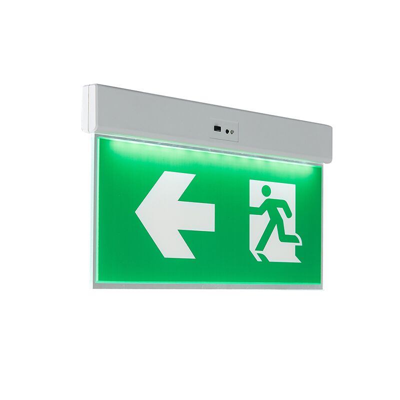 Señal de salida de emergencia LED delgada de 35 cm EXIT-LED-ES02
