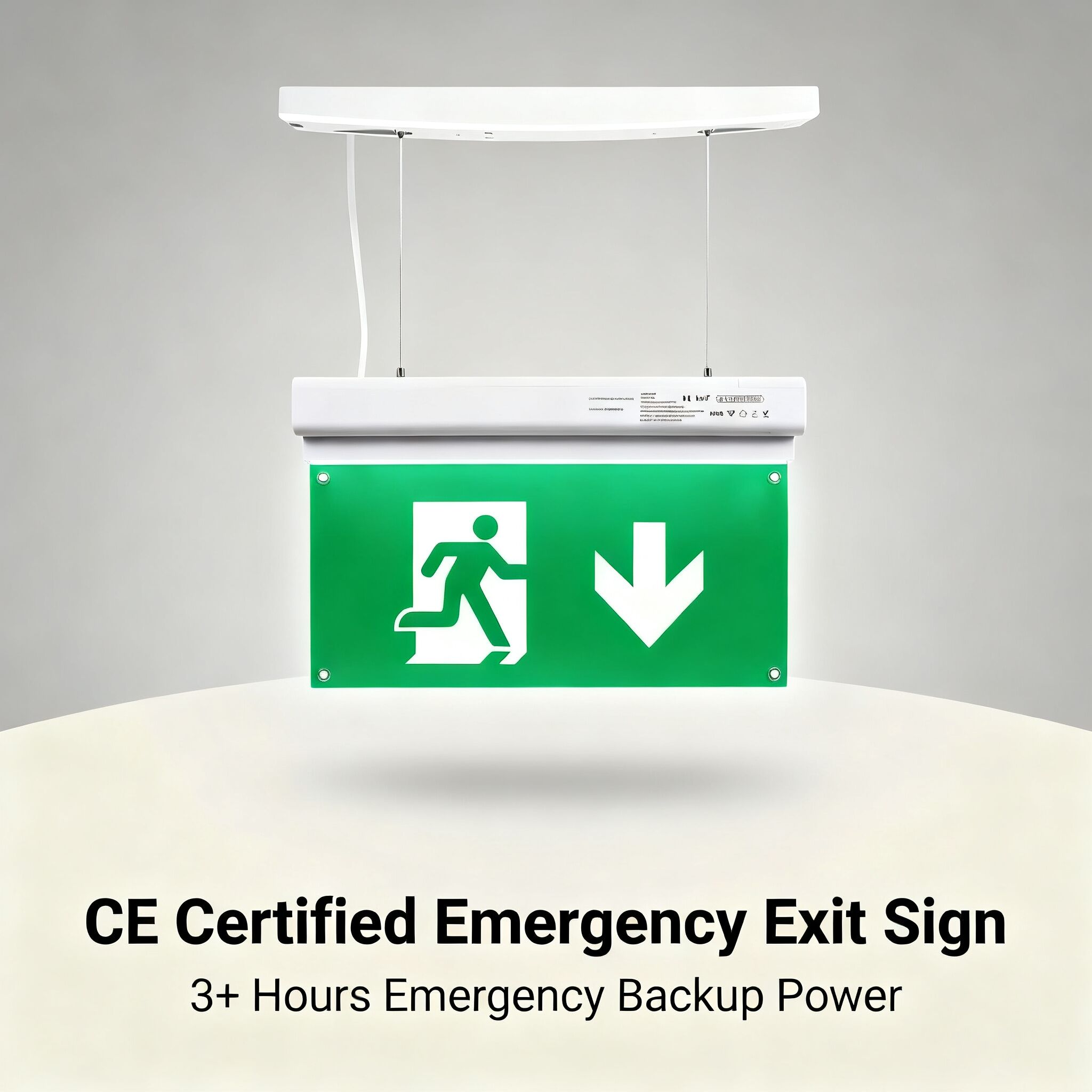 Premium LED Emergency Exit Sign | LiFePO4 Battery | Self-Test Function | 4-Way Universal Mounting EXIT-LED-ES06
