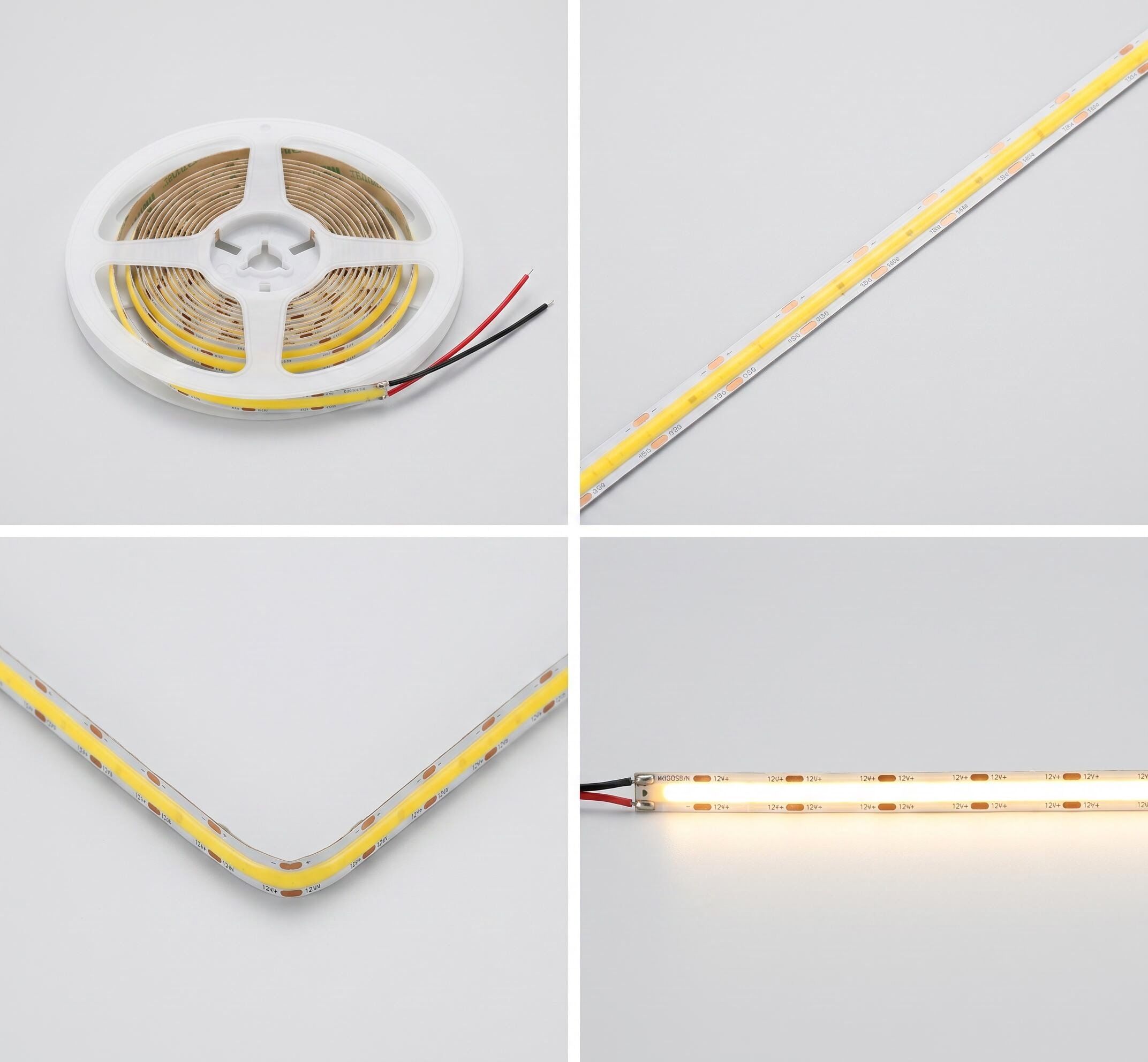 Premium Seamless COB LED Strip Light | 320/480 Chips/m | Ra≥90 High Efficiency | 100-120lm/W - الصورة 8