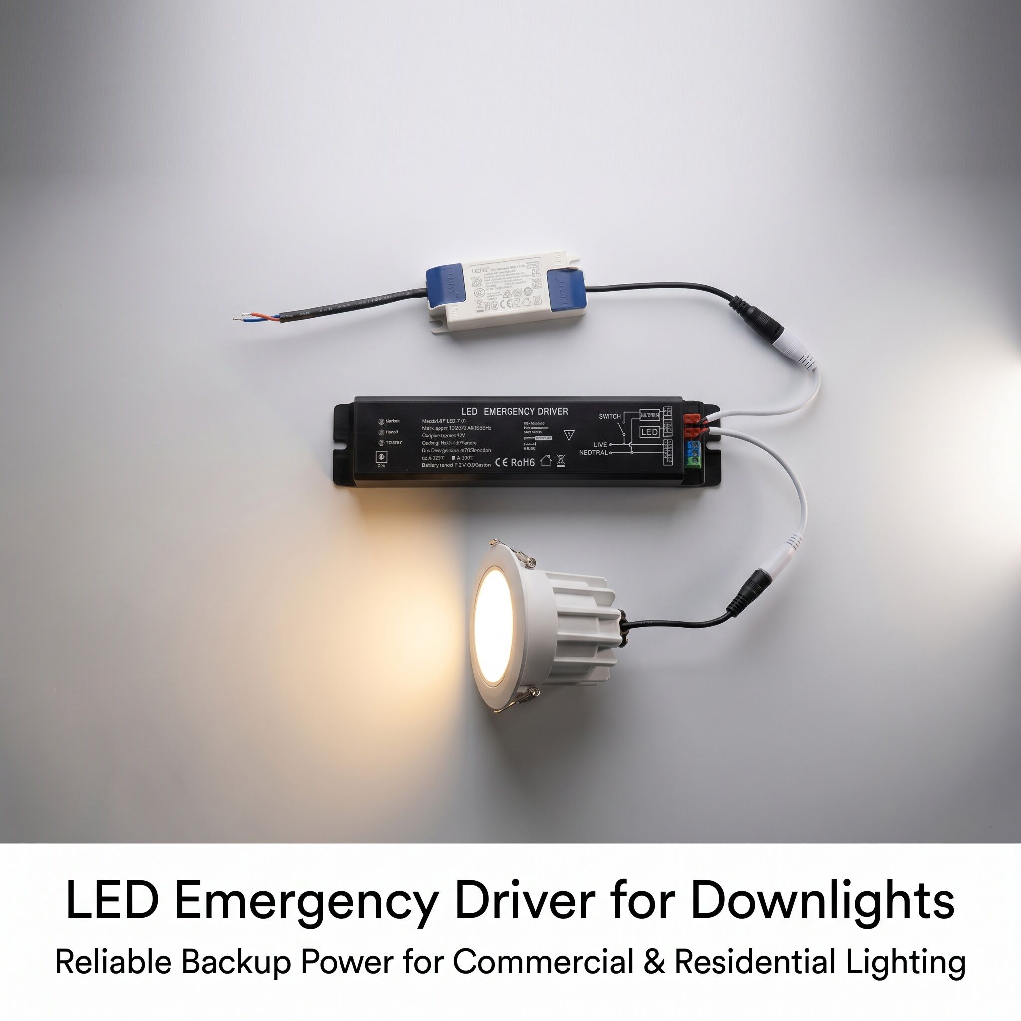 FAT-LED-F1H Emergency driver for LED downlight